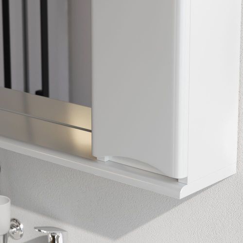 Зеркало-шкаф Am.Pm Like M80MPR0801WG 80х80 подвесной цвет белый - фото 5