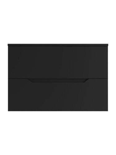 Тумба под раковину Orange Line Li-70TubMDF 70х50 подвесная цвет черный - фото 2