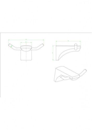 Крючок CeramaLux Monelli 70001 - фото 2