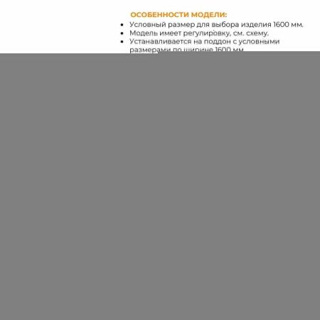 Душевая дверь RGW Passage 030811416-16 160х195 стекло прозрачное профиль золото