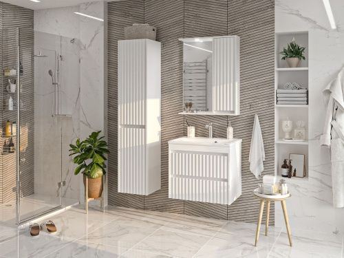 Зеркало-шкаф Brevita Balaton BAL-04065-01-П 60х80 подвесной цвет белый - фото 5