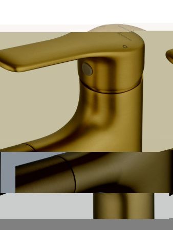 Смеситель Wonzon & Woghand WW-AE4151-BG на раковину золото