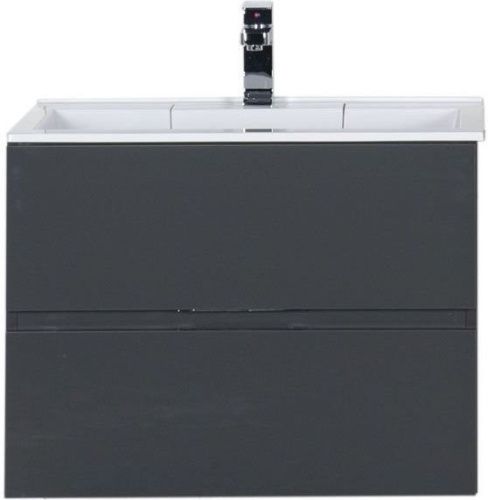Тумба с раковиной Aquanet Алвита 00213093 70х50 подвесная цвет серый - фото 3