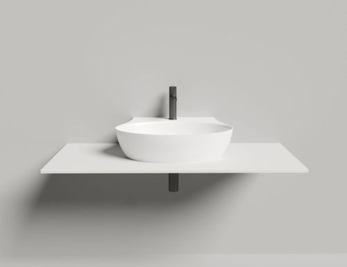 Раковина из искусственного камня S-Stone Salini ALDA 140321MF 60х50 накладная цвет мультиколор - фото 5