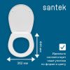 Крышка сиденье для унитаза Santek Бореаль 1WH302050
