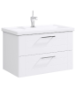 Тумба под раковину Aqwella Y MAN01082 80х50 подвесная цвет белый