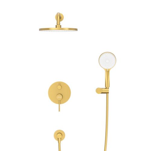 Душевая система Cezares RELAX RELAX-DSET-BORO встраиваемая в стену цвет золото - фото 3