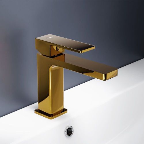 Смеситель Damixa Gala 530210600 на раковину золото - фото 4