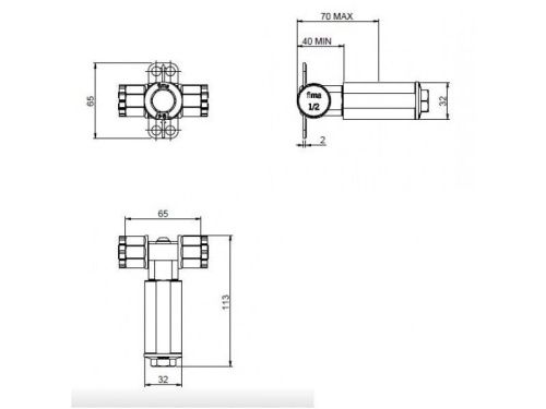 Внутренняя часть для смесителя Fima Carlo Frattini F3520CR* - фото 2