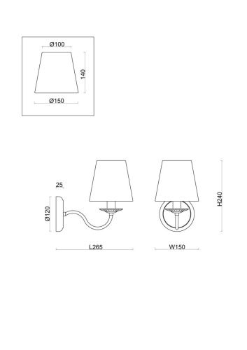 Бра Freya Osborn FR2027WL-01BS - фото 2