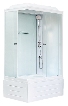 Душевая кабина Royal Bath ВР RB8100BP5-WC-R 100х80 прямоугольная с крышей ориентация правая
