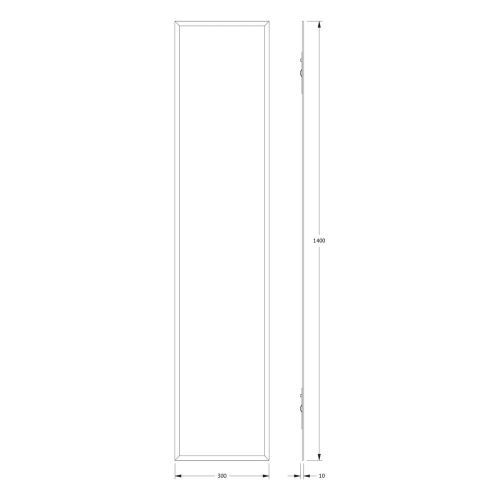 Зеркало Evoform Comfort BY 0945 30х140 подвесное - фото 2