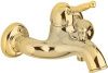 Смеситель для ванны с душем Paffoni Giorgia GI022GF настенный золото