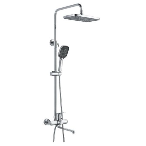 Душевая стойка Raffine F3685 настенная цвет хром - фото 2