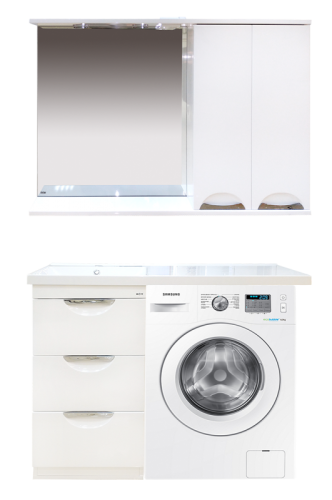 Зеркало-шкаф Misty Куба П-Куб-01120-011П 120х80 подвесной цвет белый - фото 4