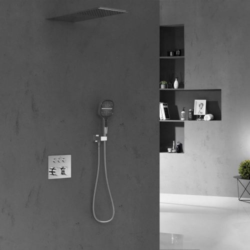 Душевая система Vincea VSFW-401TCH встраиваемая в стену цвет хром с термостатом