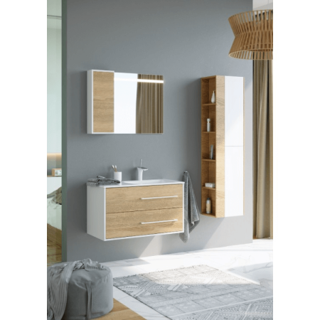 Тумба под раковину Aqwella Y Mai.01.09/R 90х50 подвесная цвет коричневый