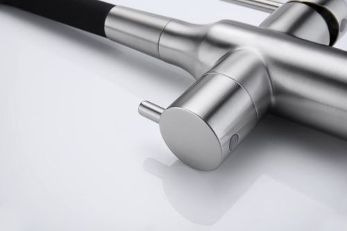 Смеситель для кухни Paulmark НИКЕЛЬ Sa213419-BS на мойку никель - фото 2