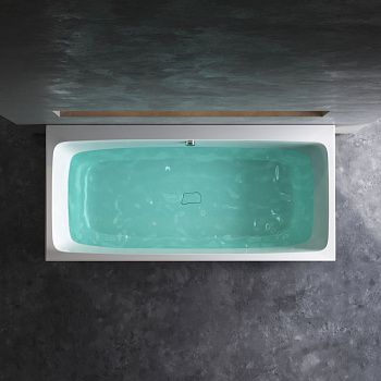 Ванна акриловая Am.Pm Func W84A-170-080W-A 170х80 пристенная прямоугольная без каркаса