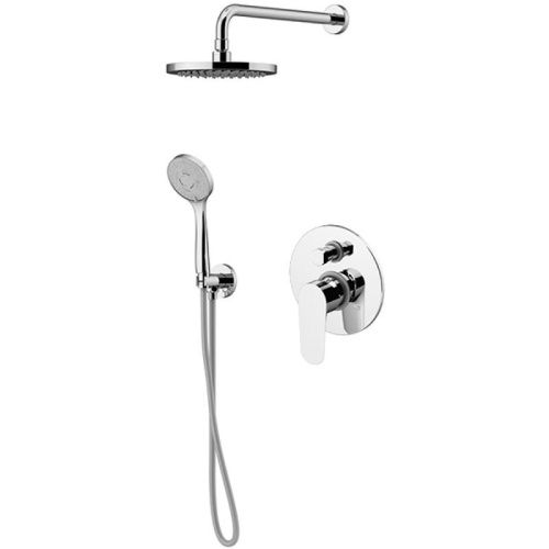 Душевая система Gattoni H2Omix7000 KTH715/PDC0 встраиваемая в стену цвет хром