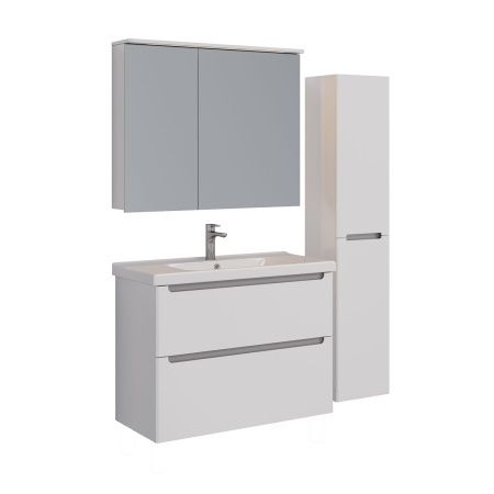 Тумба под раковину LeMark Buno LM04B100T 100х40 напольная цвет белый