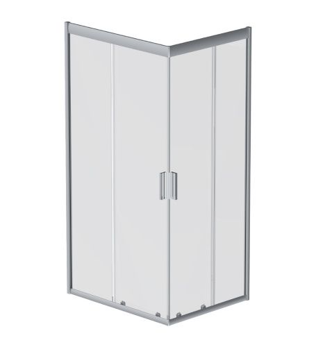 Душевой уголок Am.Pm Gem W90G-404-100280-MT 100х80 стекло прозрачное профиль хром без поддона - фото 2