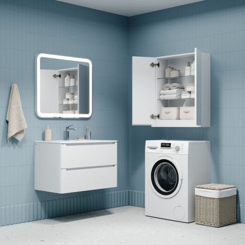 Шкаф Iddis Edifice EDI60W0i97 60х80 подвесной цвет белый - фото 3