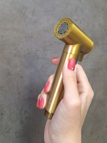 Гигиеническая лейка AltroBagno Modern AltroBagnoModern060206BG цвет золото - фото 5