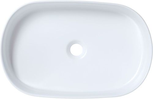 Раковина керамическая Allen Brau Fantasy 4.11022.21 60х40 накладная цвет белый без отверстий под смеситель - фото 3