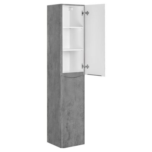 Шкаф-пенал Vincea VSC-2P170BT-L 35х35х170 подвесной цвет серый - фото 3