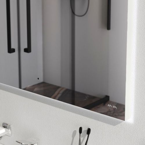 Зеркало с подсветкой Am.Pm X-Joy M85MOX10801S 80х70 подвесное - фото 5