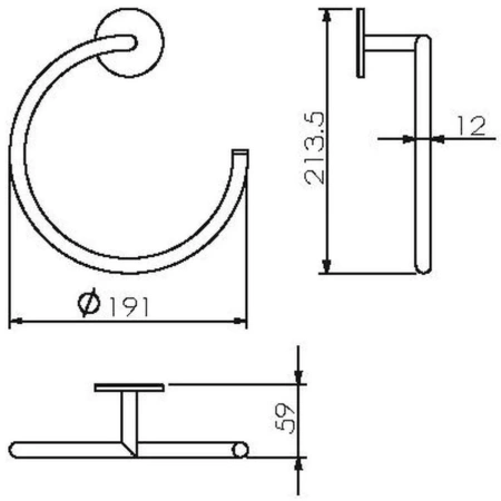 Полотенцедержатель Langberger MOLVENO 30838A