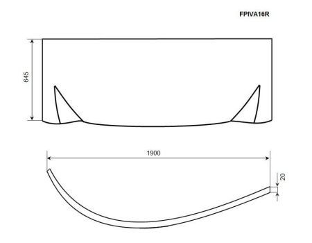 Фронтальная панель Timo FPIVA16R