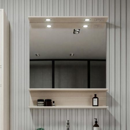 Зеркало с подсветкой Бриклаер Чили 4627125414954 80х90 подвесное