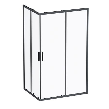 Душевой уголок Am.Pm Gem S W93G-404-120290-BT 120х90 стекло прозрачное профиль черный без поддона