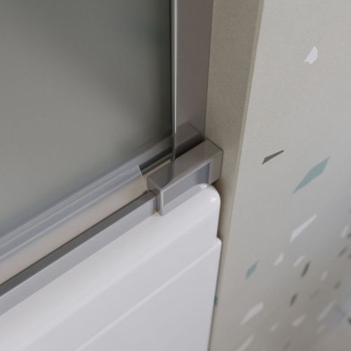 Душевая шторка на ванну Cezares TANDEM-SOFT TANDEM-SOFT-VF-2-180/145-P-Cr 180х145 стекло рифленое профиль хром ориентация универсальная - фото 2