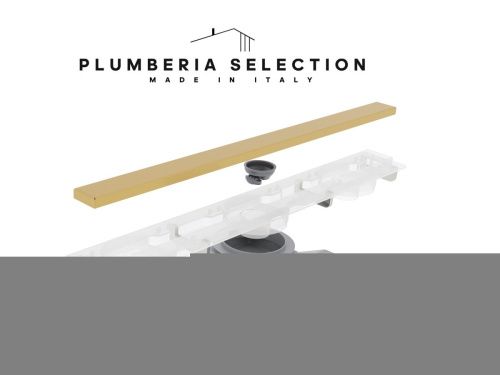 Душевой лоток Plumberia Selection PSM MODULAR PSM60OB 60х5 золото - фото 3