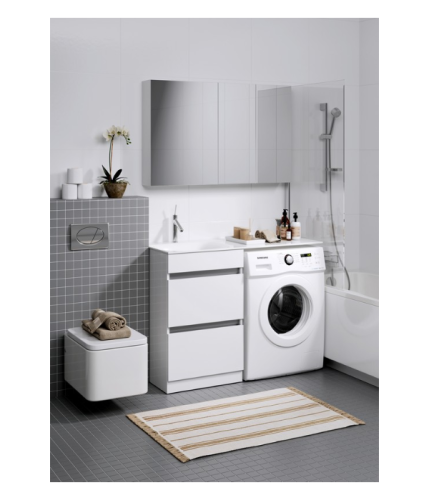 Тумба под раковину Aqwella Y FOR01052 50х50 напольная цвет белый - фото 5