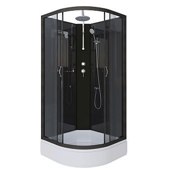 Душевая кабина Niagara Classic 65011434BKT 90х90 четверть круга без крыши ориентация универсальная