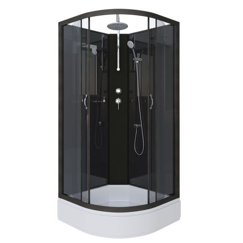 Душевая кабина Niagara Classic 65011434BKT 90х90 четверть круга без крыши ориентация универсальная