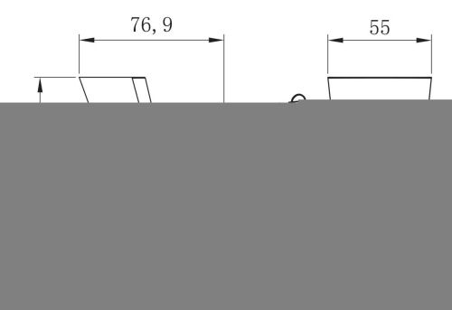Держатель для ручного душа LeMark LM8080C хром - фото 2
