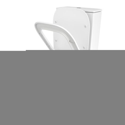 Унитаз напольный с бачком Cerutti SPA CT8708 белый с сиденьем микролифт безободковый каскадный смыв - фото 2