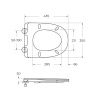 Крышка сиденье для унитаза BelBagno  BB045/051SC
