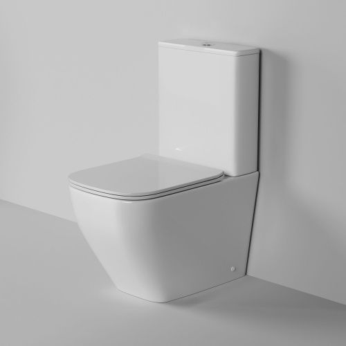 Унитаз напольный с бачком Grossman Style GR-4453S белый с сиденьем микролифт безободковый каскадный смыв - фото 2