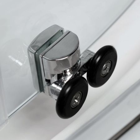 Душевая дверь Wasserkraft Lippe 45S 45S08 150х190 стекло прозрачное профиль хром