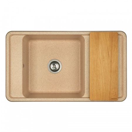 Кухонная мойка Aquaton Беллис 1A724832BS220 85х50 цвет бежевый