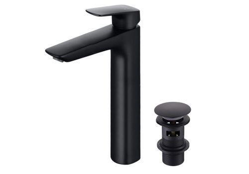 Смеситель Aquatek ВЕГА AQ1005MB на раковину черный