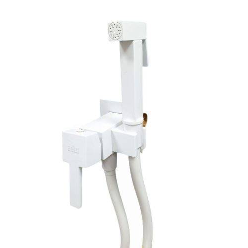 Гигиенический душ со смесителем Webert Pegaso PE870303740 белый - фото 2