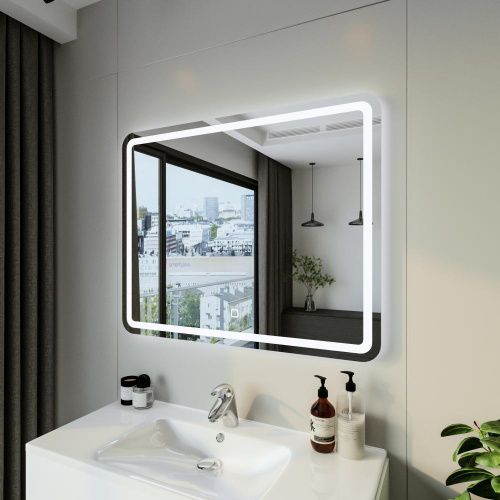 Зеркало с подсветкой Бриклаер Эстель 4627125414244 100х80 подвесное - фото 2