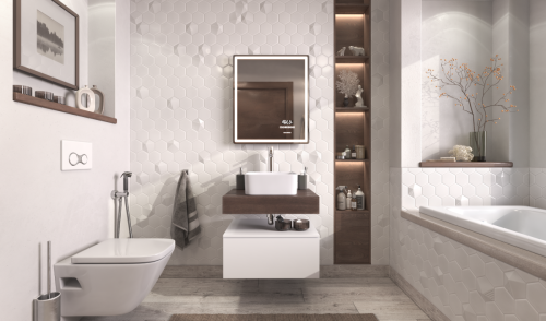 Столешница Velvex UNIT st.UNI.60-628 60х50 подвесная цвет коричневый - фото 4